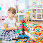 TOMYOU 400 Pieces Building Blocks Kids STEM Toys Educational Classroom | Sensory, Interlocking Solid Plastic for Preschool Boys and Girls