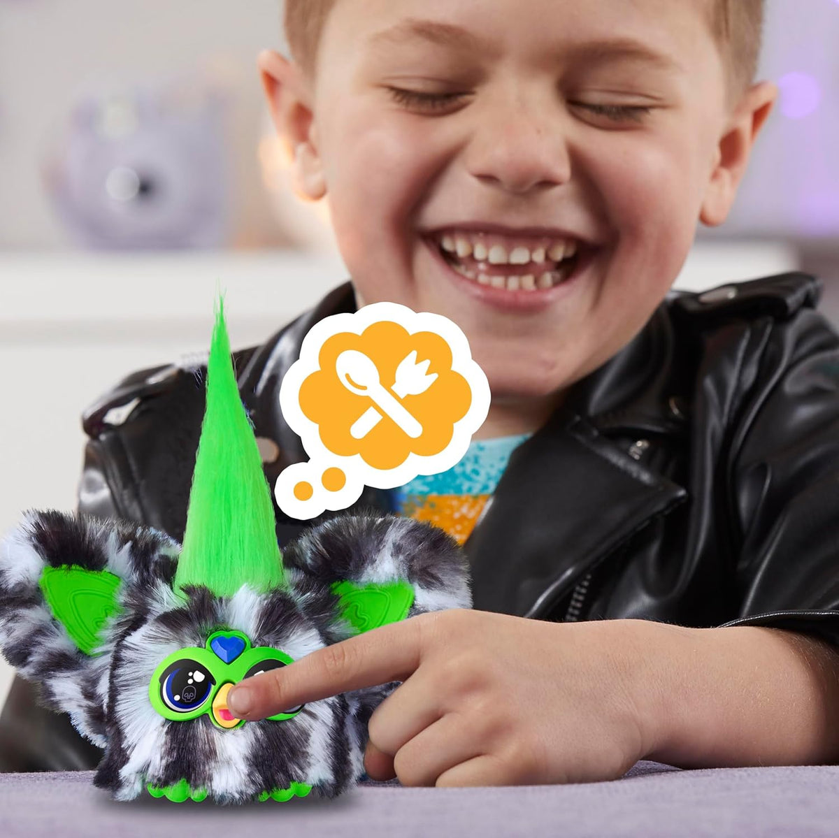 Furby Furblets Fierce & Fabulous 2 Pack, Greenie-Meanie & May-May with 45 Sounds Each, Electronic Plush Toys for Girls & Boys, Ages 6+)