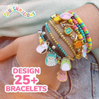Horizon Group USA Jewelry Making Kit, Squishmallows Bracelets | Bracelet and Accessories Design Set, Cute DIY Beading and Jewelry, Includes String, Beads, and Charms,