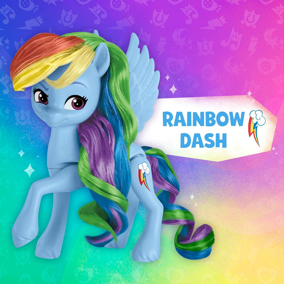 My Little Pony Dolls Rainbow Celebration, 6 Pony Figure Set, 5.5-Inch Dolls, Toys for 3 Year Old Girls and Boys, Unicorn Toys (Amazon Exclusive)