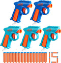 Nerf N Series Party Pack, Includes 5 N Series Flex Blasters, 15 N1 Darts Compatible Only N Series Blasters, Ages 8+ (Amazon Exclusive)