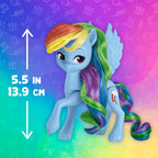 My Little Pony Dolls Rainbow Celebration, 6 Pony Figure Set, 5.5-Inch Dolls, Toys for 3 Year Old Girls and Boys, Unicorn Toys (Amazon Exclusive)