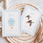 Boy Watercolor Milestone Cards,My First Monthly Milestone Cards