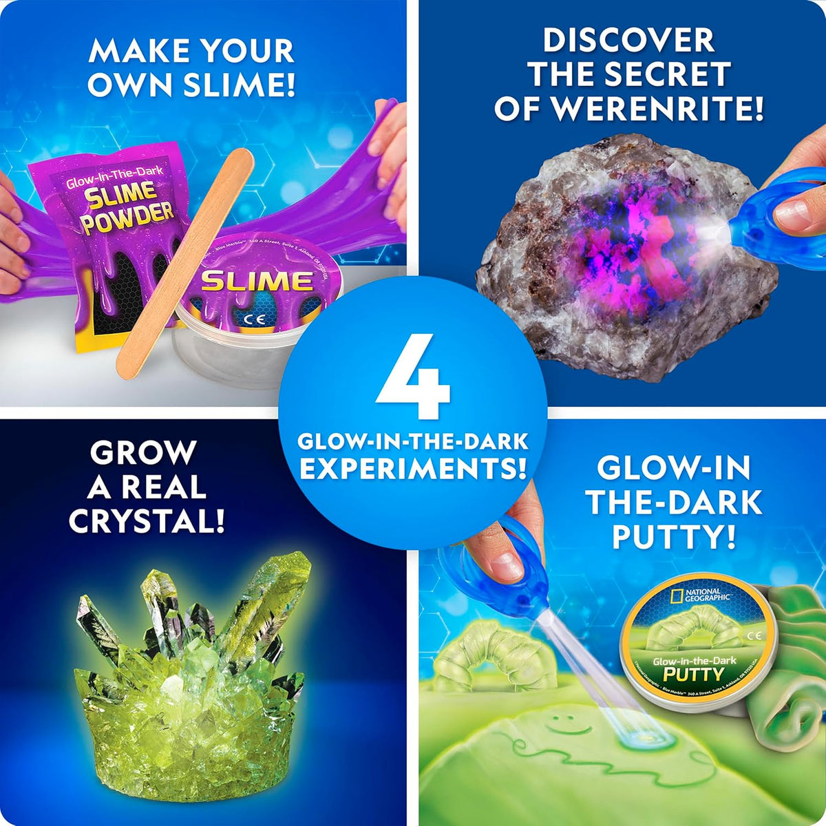 National Geographic Mega Space Science and Craft Activity Kit for Kids | 100+ Pieces, Launch a Rocket, Create Glowing Constellations, Paint a Solar System, Space STEM Crafts, Birthday Gift