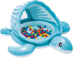 INTEX Dinoland Inflatable Swim Center & Kiddie Pool for Outdoor Play | 57135EP - Blow Up Water Park with Slide, Sprinkler, and Fun Games for Kids Ages 2 and Up