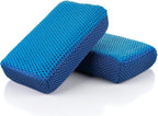 The Rag Company - Ultra Clay Scrubber - Fast and Effective Removal of Paint Contaminants, Light Overspray, and More; Dual Sided Design for Scrubbing and Clay Work; Deep Clean Glass