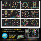 Lite Brite Ultimate Value Retro Toy, 12 Seasonal Templates, Peg Pouch, Amazon Exclusive, Light up Creative Activity Toy, Educational Stem, Gift for Girls and Boys, Ages 4+