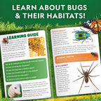 National Geographic Bug Catcher Kit and Outdoor Insect Habitat for Kids | 360-Degree Viewer, 2 Magnifying Lenses, Catching Net, Tweezers, Outdoor Exploration Toy, Insect Science, Birthday Gift