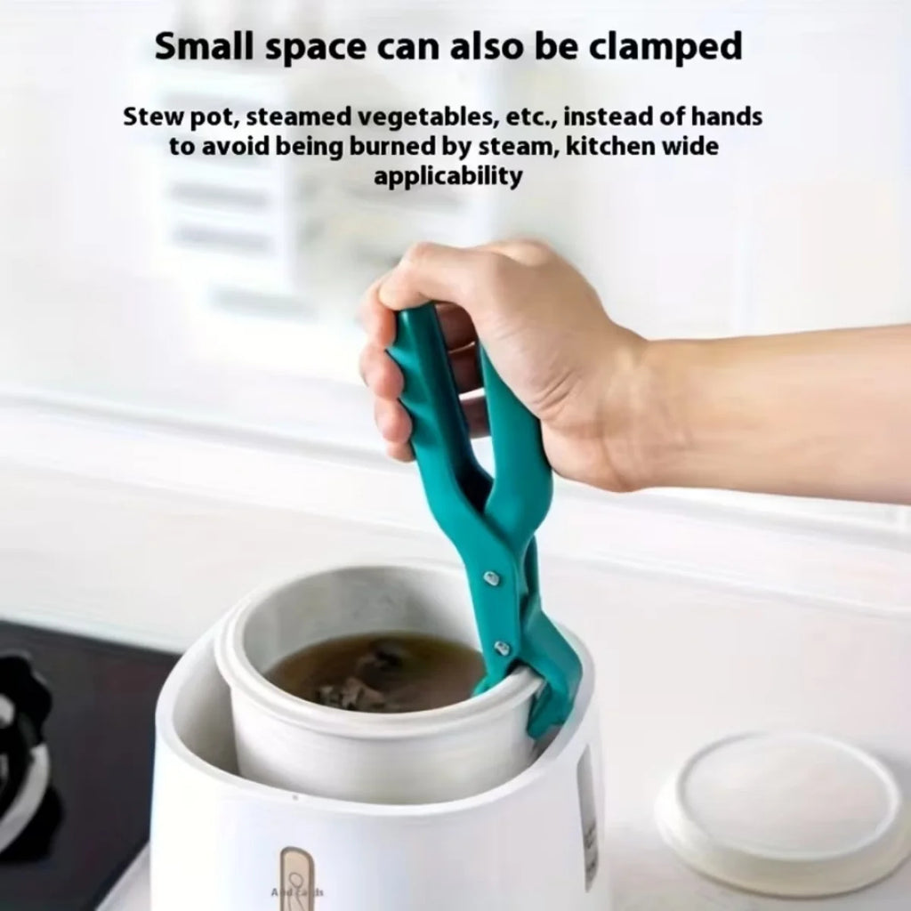 2/1Pcs Anti-Scald Clips Hot Dish Plate Gripper Kitchen Non-slip Bowls Clamp Holder for Frying Pans Air Fryer Steamers Oven