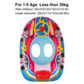 1PC Pool Floats, Inflatable Swim Ring, PVC Steering Wheel Float with Interactive Play Feature, Floating Seat Ring