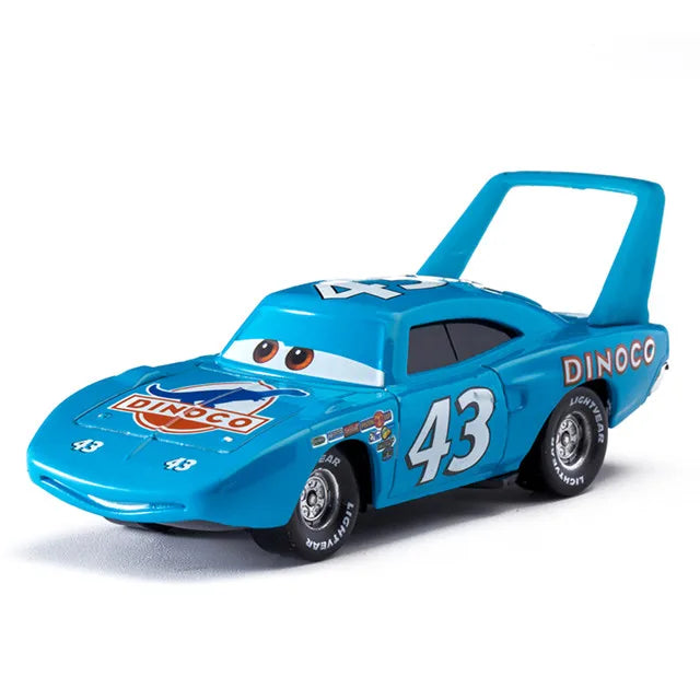Children Car Toys Disney Pixar Cars Lightning McQueen Boost Wingo DJ Snot Rod 1:55 Diecast Metal Alloy Model Car Kid Gift