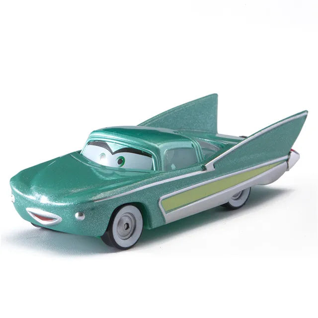 Children Car Toys Disney Pixar Cars Lightning McQueen Boost Wingo DJ Snot Rod 1:55 Diecast Metal Alloy Model Car Kid Gift