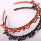 Double Bangs Twist Hair Clip Headband for Women