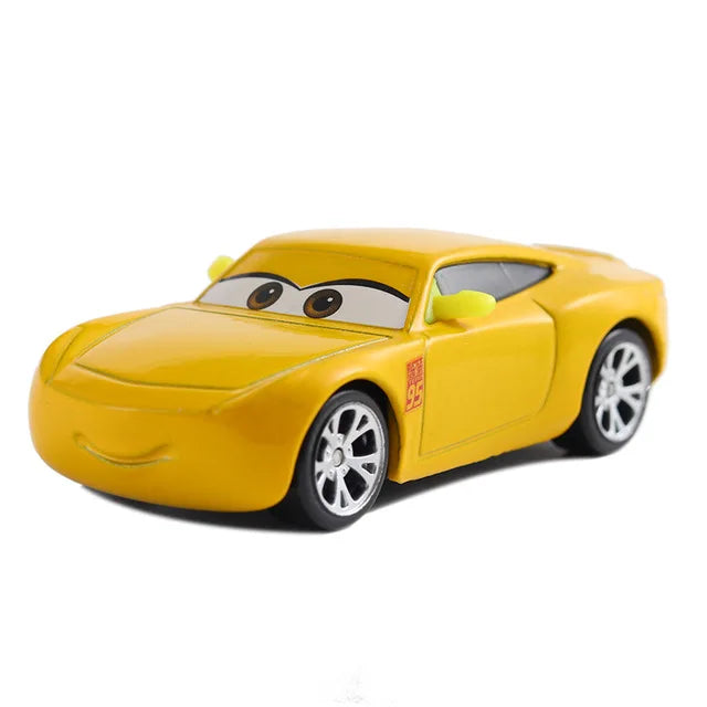 Children Car Toys Disney Pixar Cars Lightning McQueen Boost Wingo DJ Snot Rod 1:55 Diecast Metal Alloy Model Car Kid Gift