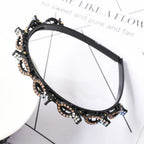 Double Layer Bands Clip Hairbands Fashion Plastic Braided Headband Punk New Knitting Womens Headwear Hair Accessories Pearl