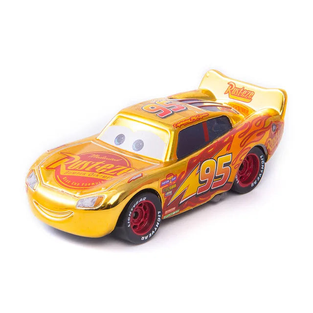 Children Car Toys Disney Pixar Cars Lightning McQueen Boost Wingo DJ Snot Rod 1:55 Diecast Metal Alloy Model Car Kid Gift