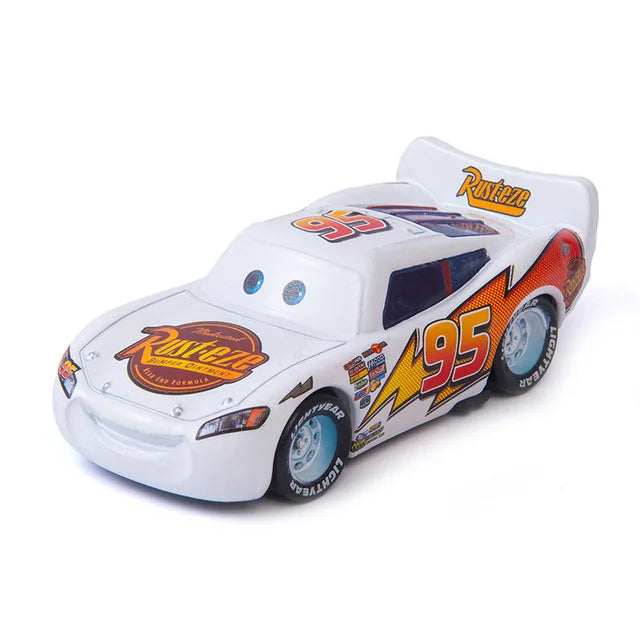 Children Car Toys Disney Pixar Cars Lightning McQueen Boost Wingo DJ Snot Rod 1:55 Diecast Metal Alloy Model Car Kid Gift