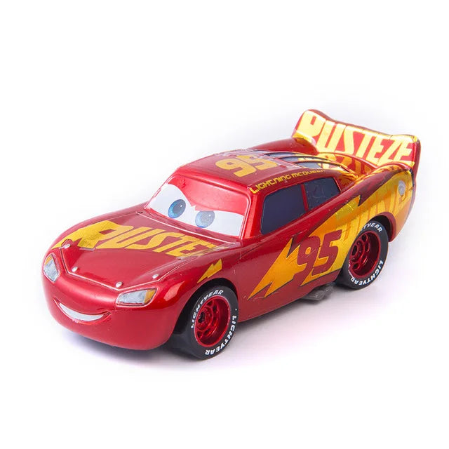 Children Car Toys Disney Pixar Cars Lightning McQueen Boost Wingo DJ Snot Rod 1:55 Diecast Metal Alloy Model Car Kid Gift