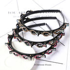 Double Layer Bands Clip Hairbands Fashion Plastic Braided Headband Punk New Knitting Womens Headwear Hair Accessories Pearl