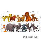 12Pcs/Set Anime Cartoon The Lion Guard King Kion Simba PVC High Quality Action Figures Bunga Beshte Fuli Ono Figurines Doll Toys