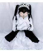 Women Maid Outfit Lolita Cosplay Cute Sexy Erotic Kawaii Cafe Costume Black White Men Uniform Apron Dress Cute Bowknot Mucama