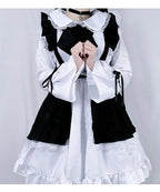 Women Maid Outfit Lolita Cosplay Cute Sexy Erotic Kawaii Cafe Costume Black White Men Uniform Apron Dress Cute Bowknot Mucama