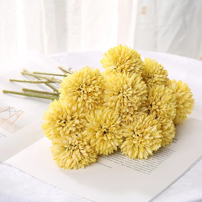 3/5Pcs Hydrangea Artificial Flowers Bouquet For Home Bedroom Decor Wedding Decoration Craft Vases Flower Arrangement Accessories