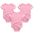Baby Boy Jumpsuits 3 Pieces Newborn Clothes Set Toddler Girl Bodysuit Kiddiezoom Clothing 100%Cotton Soft Infant Rompers 0-12M