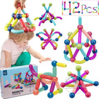 Magnetic Constructor Blocks Set Toys for Kids Magnet Stick Rod Building Blocks Montessori Educational Toys For Children Boy Girl