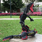 2 Styles Pokemon Dragon Plush Toy Mega Rayquaza 78CM Green And Shiny Black Soft Stuffed Animal Cartoon Figures Doll