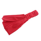 New Summer Women Solid Cotton Headband Elastic Wide Soft Girls Sports Yoga Knotted Headband Running Sweatband For Tennis Gym