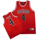 Anime Shohoku School Basketball Team Jersey 1-15 Cosplay Costume Sakuragi Hanamichi Rukawa Jersey Sports Wear Uniform Vest