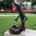 2 Styles Pokemon Dragon Plush Toy Mega Rayquaza 78CM Green And Shiny Black Soft Stuffed Animal Cartoon Figures Doll