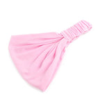 New Summer Women Solid Cotton Headband Elastic Wide Soft Girls Sports Yoga Knotted Headband Running Sweatband For Tennis Gym