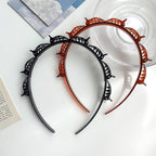 Double Bangs Twist Hair Clip Headband for Women