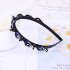 Double Layer Bands Clip Hairbands Fashion Plastic Braided Headband Punk New Knitting Womens Headwear Hair Accessories Pearl