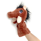 Soft Stuffed Toy Doll Animal Plush Doll Educational Baby Toys Lion Elephant Monkey Giraffe Tiger Bunny Kawaii Hand Finger Puppet