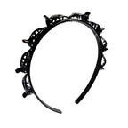 Double Bangs Twist Hair Clip Headband for Women
