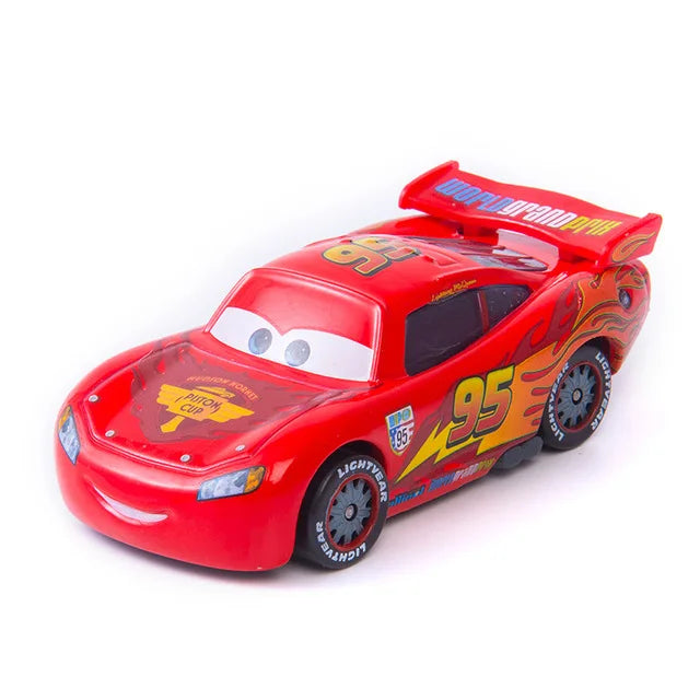 Children Car Toys Disney Pixar Cars Lightning McQueen Boost Wingo DJ Snot Rod 1:55 Diecast Metal Alloy Model Car Kid Gift