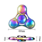 Metal Rainbow Fidget Spinner Colorful EDC Hand Spinner Anti-Anxiety Toy for Children Adult Relieves Stress Finger Spinner Gifts