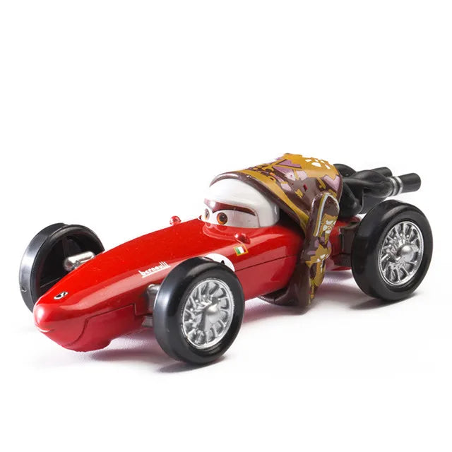 Children Car Toys Disney Pixar Cars Lightning McQueen Boost Wingo DJ Snot Rod 1:55 Diecast Metal Alloy Model Car Kid Gift