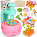 DIY Fabric Flower Bouquet Craft Kit, Educational Toy Gift Girls Toddlers 4+ | Flowers Market Toy for Kids, Build Your Flower Bouquet, Arts & Crafts for 4+ Year Toddler Girl