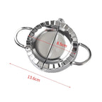 Stainless Steel Dumpling Maker Dumpling Skin Mold Ravioli Maker Press Pie Making Press Wrapper Pastry Maker Kitchen Accessories