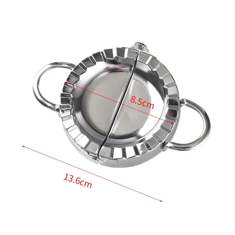 Stainless Steel Dumpling Maker Dumpling Skin Mold Ravioli Maker Press Pie Making Press Wrapper Pastry Maker Kitchen Accessories