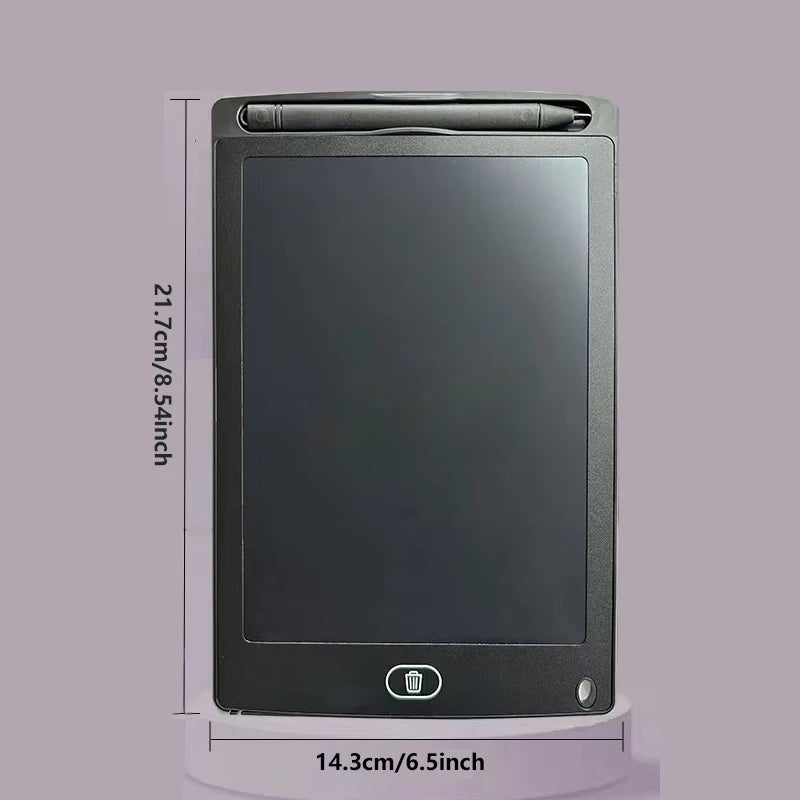 Multi-Size LCD Writing Tablet for Kids 6.5/8.5/10/12 Inch- Reusable Drawing Board, Eye Protection, Lock & Erase Educational Gift