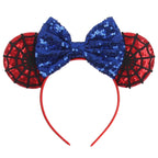 Nieuwste Mickey Mouse Oren Hoofdband Kid Adult Festival Party Pailletten Strik Haarband Vrouwen Baby Girl Party Haar Accessories