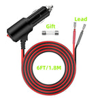 Portable 12V On Off Switch Button for car charger Extension Cable Socket Cord Car Cigarette lighter plug cable male connector