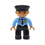 Big Size Figures Building Block Doll Family Farmer Pirate Worker Doctor Policemen Large Brick Compatible Build House Duploes Toy