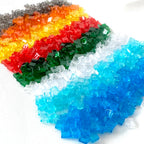 200PCS 1x1 Transparent Clear Colorful Bricks Flat Tile Smooth Building Blocks DIY Educational Creative Parts Toy for Kids 3070