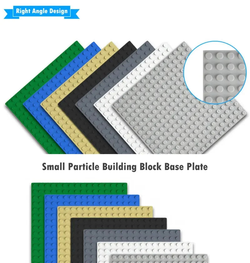 Baseplates 32x32 16x32 Dots Classic Base Plates MOC Bricks City Dimensions Building Blocks Figures Construction Toys